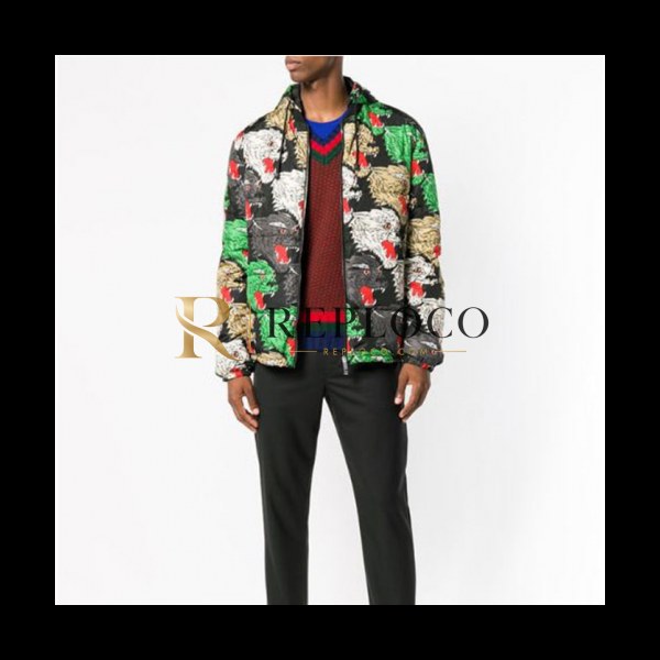 ✨Gucci 2018 Mens Panthers Padding Jacket - 구찌 18FW Panthers 패딩 자켓 GUC0323 , SIZE (M - 3XL) 그린