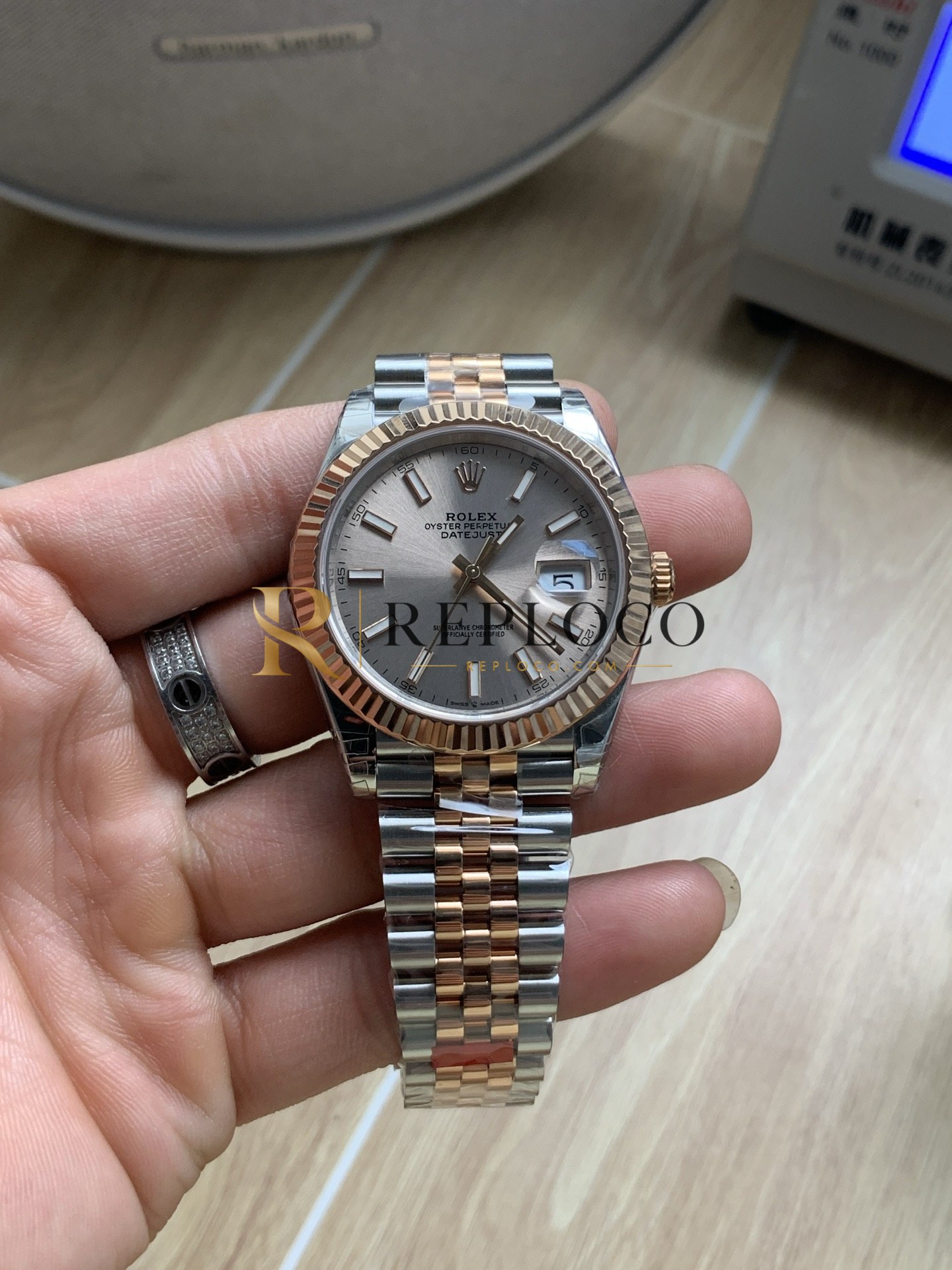 VS 공장 롤렉스 데이트저스트 41mm 126331 투톤 로즈골드 선버스트 슬레이트 다이얼 쥬빌리 브레이슬릿 1:1 슈퍼클론 DD3235 무브먼트