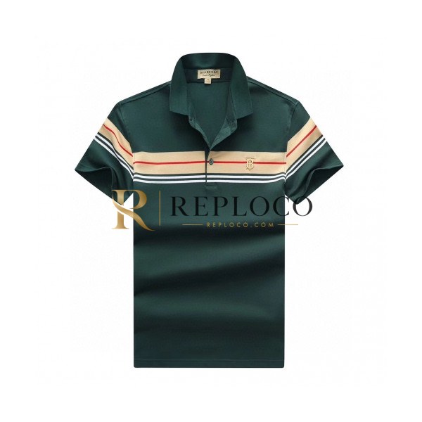 ✨[버버리]Burberry 2020 Mens Logo Cotton Polo Short Sleeved Tshirts - 버버리 2020 남성 로고 코튼 폴로 반팔티 Bur02376x.Size(m - 3xl).그린