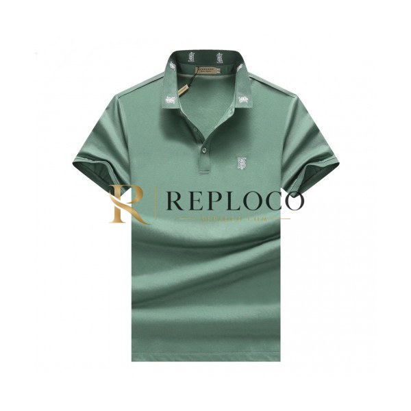 ✨[버버리]Burberry 2020 Mens Logo Cotton Polo Short Sleeved Tshirts - 버버리 2020 남성 로고 코튼 폴로 반팔티 Bur02274x.Size(m - 3xl).그린