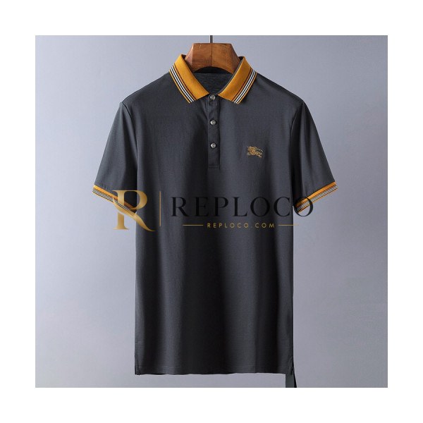 ✨Burberry 2019 Mens Classic Logo Polo Cotton Short Sleeved Tshirt - 버버리 남성 클래식 로고 폴로 코튼 반팔티 Bur0749x.Size(m - 3xl).2컬러(다크그레이/화이트)