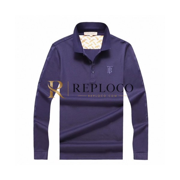 ✨[버버리]Burberry 2020 Mens Logo Casual Cotton Polo Tshirts - 버버리 2020 남성 로고 캐쥬얼 코튼 폴로 맨투맨 Bur02232x.Size(m - 3xl).블루