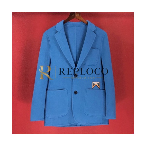 ✨Prada 2019 Mens Business Cashmere Suit Jacket - 프라다 2019 남성 비지니스 캐시미어 슈트 자켓 Pra0869x.Size(m - 2xl).블루