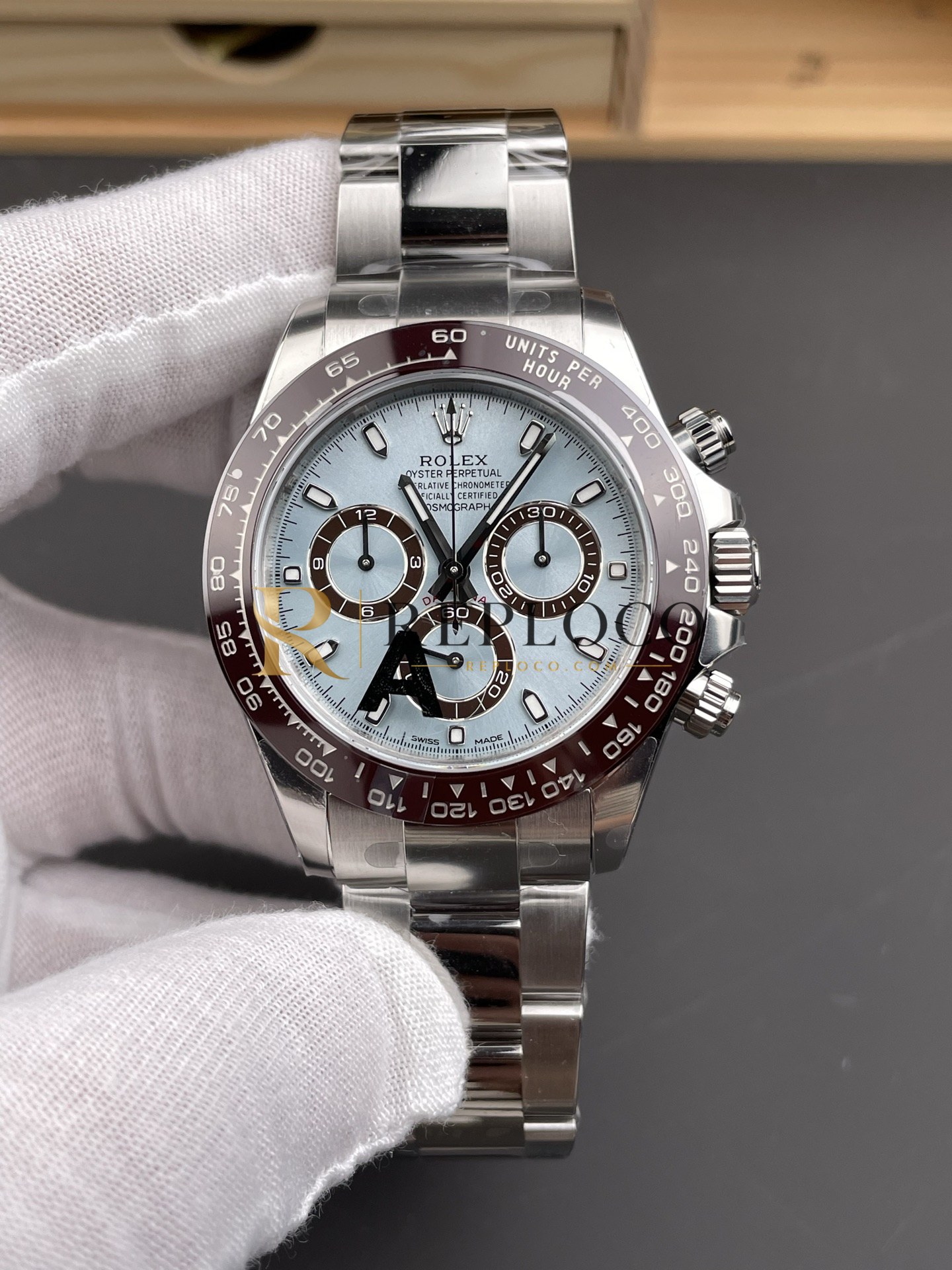 VS 공장 롤렉스 코스모그래프 데이토나 40mm 116506 아이스 블루 플래티넘 1:1 슈퍼클론 DD4130 무브먼트