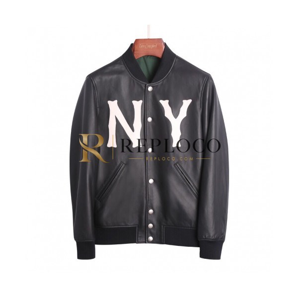 ✨Gucci 2019 Mens Logo Casual Sheep-skin Jacket - 구찌 2019 남성 로고 캐쥬얼 양가죽 자켓 Guc01383x.Size(m - 3xl).블랙