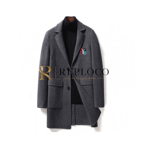 ✨[루이비통]Louis vuitton 2020 Mens Logo Cashmere Coats - 루이비통 2020 남성 로고 캐시미어 코트 Lou01531x.Size(m - 3xl).그레이