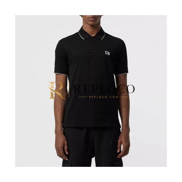 ✨[버버리]Burberry 2020 Mens Logo Cotton Polo Short Sleeved Tshirts - 버버리 2020 남성 로고 코튼 폴로 반팔티 Bur02240x.Size(s - xl).블랙