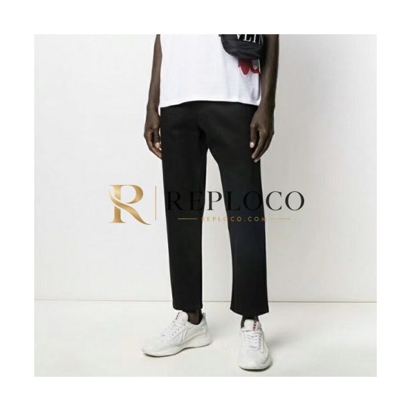 ✨Valentino 2020 Mens Logo Denim Jeans - 발렌티노 2020 남성 로고 데님 청바지 Val0434x.Size(30 - 38).블랙