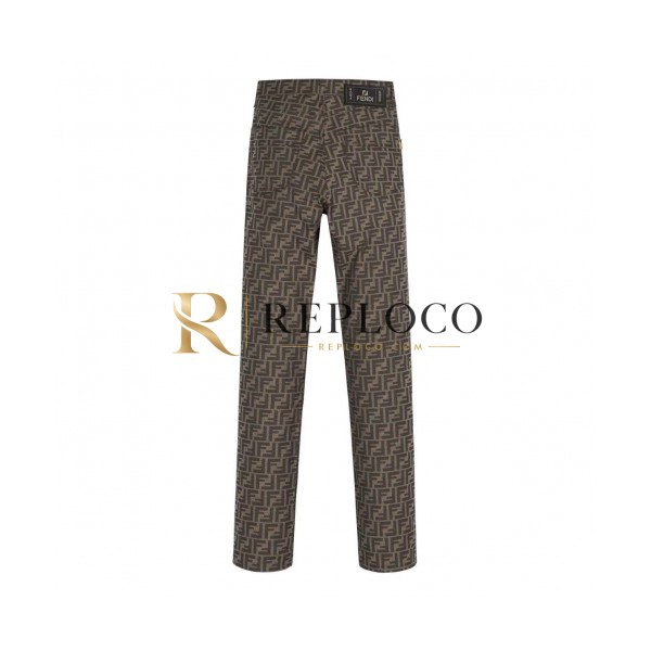 ✨[매장판]Fendi 2019 Mens Classic Cotton Pants - 펜디 2019 남성 클래식 코튼 팬츠 Fen0435x.Size(30 - 36).브라운