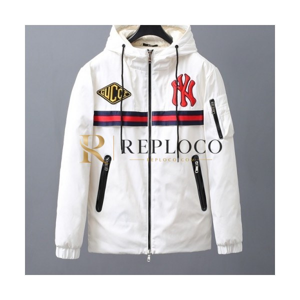 ✨[구찌]Gucci 2020 Mens Logo Casual Duck Down Padding - 구찌 2020 남성 로고 캐쥬얼 덕다운 패딩 Guc03141x.Size(m - 3xl).화이트