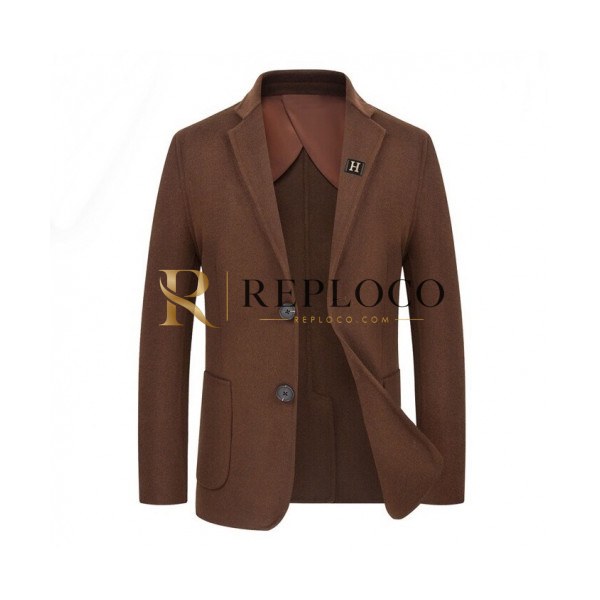✨[매장판]Hermes 2020 Mens Business Cashmere Suit Jackets - 에르메스 2020 남성 비지니스 캐시미어 슈트 자켓 Her0363x.Size(m - 3xl).브라운