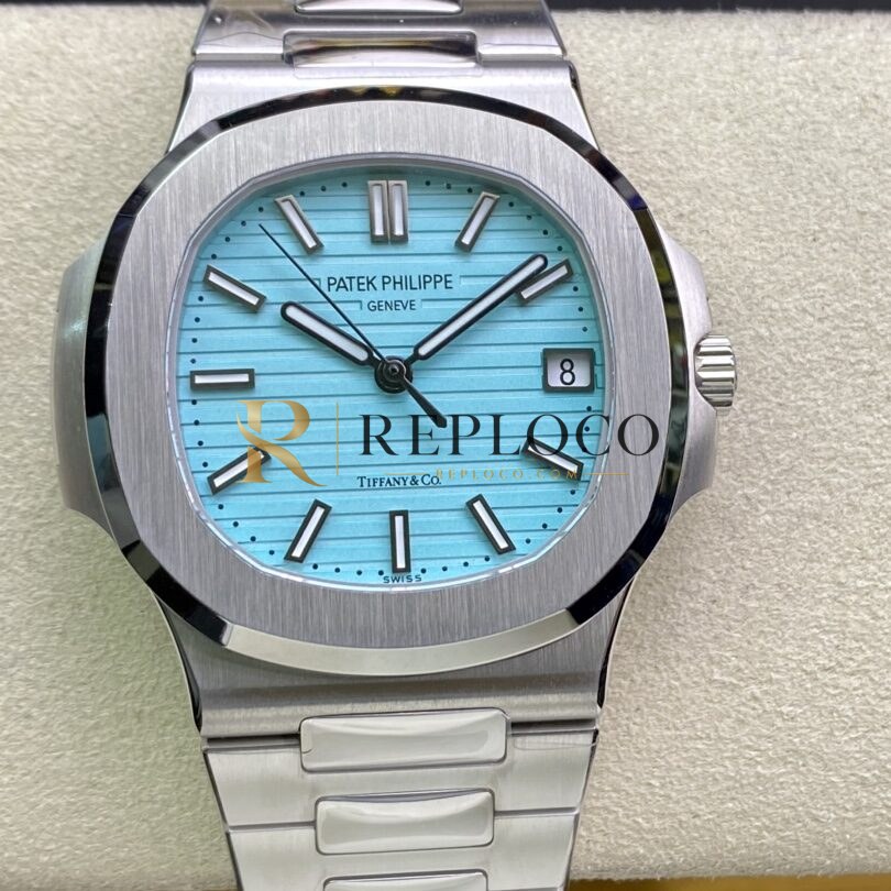3K 공장 파텍 필립 나틸러스 5711 티파니 다이얼 316L 스틸 브레이슬릿 324SC 무브먼트 40mm