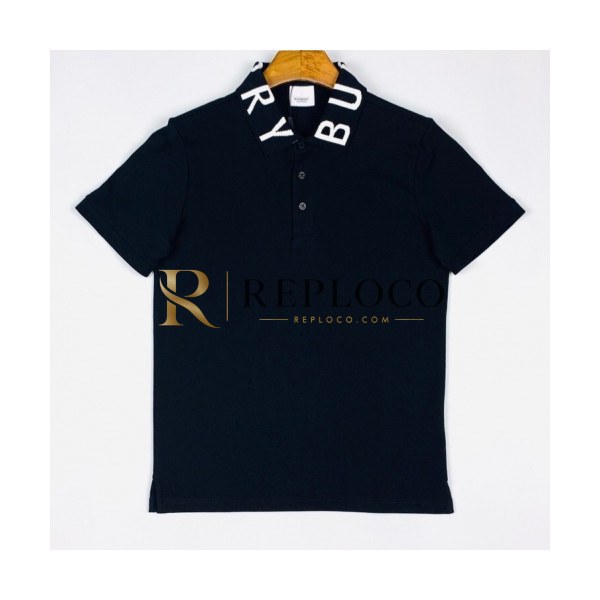 ✨[버버리]Burberry 2020 Mens Logo Cotton Polo Short Sleeved Tshirts - 버버리 2020 남성 로고 코튼 폴로 반팔티 Bur02305x.Size(m - 2xl).블랙