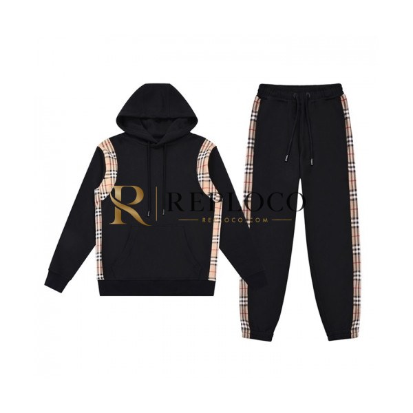 ✨[버버리]Burberry 2020 Mens Logo Casual Training Clothes&Pants - 버버리 2020 남성 로고 캐쥬얼 트레이닝복&팬츠 Bur03176x.Size(xs - l).블랙