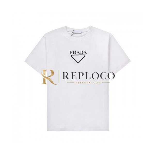 ✨Prada Mens Basic Logo Short Sleeved Tshirts White - 프라다 2021 남성 베이직 로고 폴로 반팔티 Pra02243x Size(s - xl) 화이트