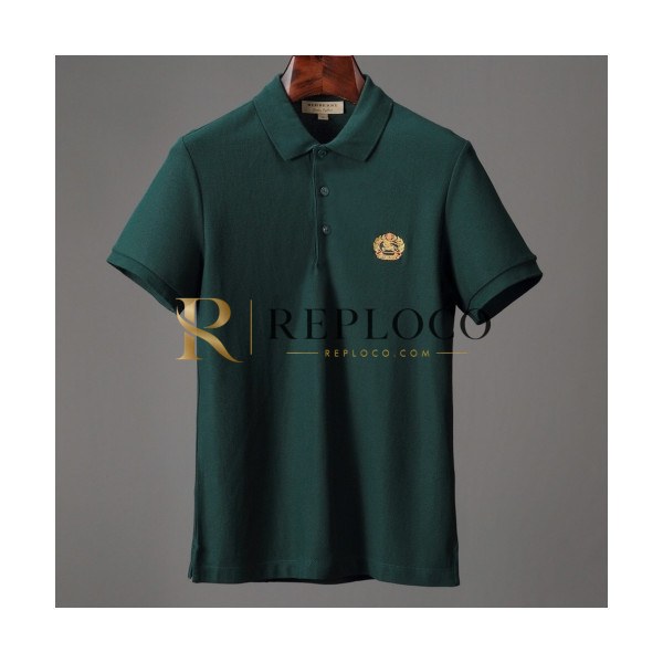✨[버버리]Burberry 2020 Mens Logo Cotton Polo Short Sleeved Tshirts - 버버리 2020 남성 로고 코튼 폴로 반팔티 Bur02318x.Size(s - 2xl).그린