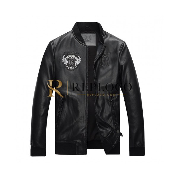 ✨[버버리]Burberry 2020 Mens Casual Leather Jackets - 버버리 2020 남성 캐쥬얼 가죽 자켓 Bur01894x.Size(m - 3xl).블랙