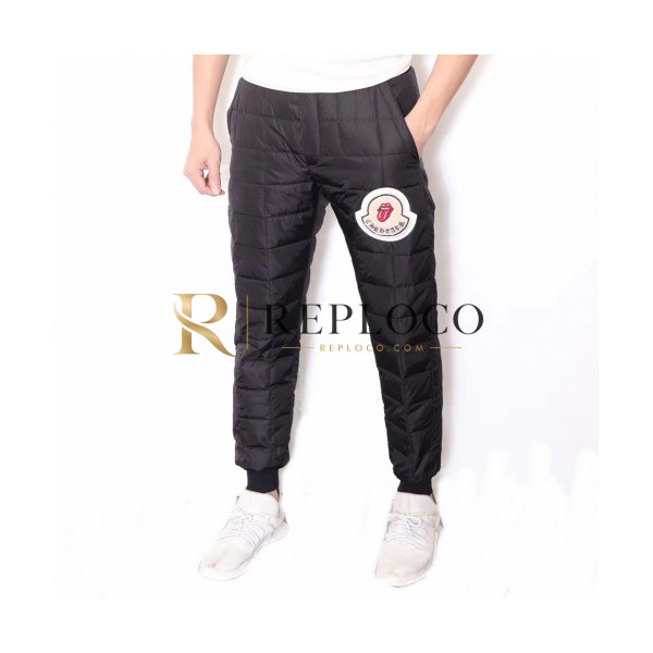 ✨Moncler 2019 Mens Casual Logo Down Pants - 몽클레어 2019 남성 캐쥬얼 로고 다운 팬츠 Moc01214x.Size(m - 3xl).블랙