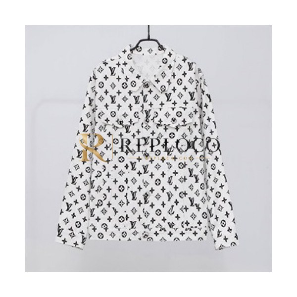 ✨[루이비통]Louis vuitton 2020 Mens Logo Leather Jackets - 루이비통 2020 남성 로고 가죽 자켓 Lou02465x.Size(m - 2xl).화이트