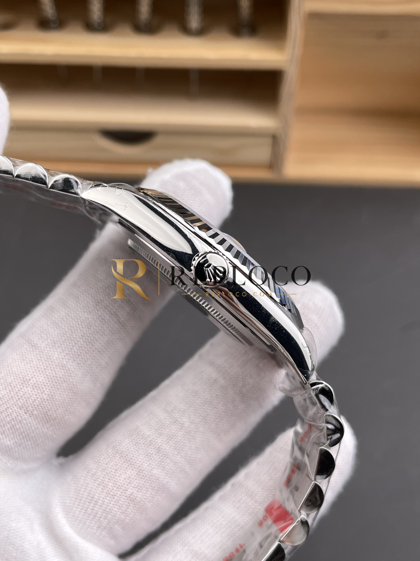 VS 공장 V2 롤렉스 데이토저스트 41mm 126334 실버 선버스트 다이얼 플루티드 베젤 쥬빌리 브레이슬릿 1:1 슈퍼클론 DD3235 무브먼트 - 이미지 9