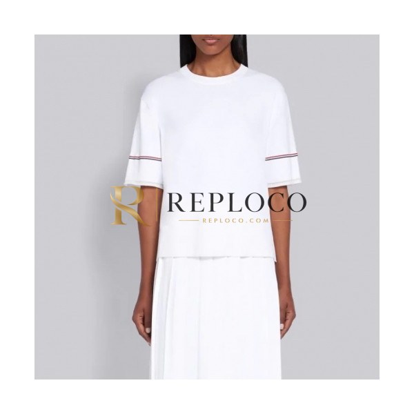 ✨Thom Browne Womens Polo Tshirts - 톰브라운 여성 폴로 반팔티 - Tho867x