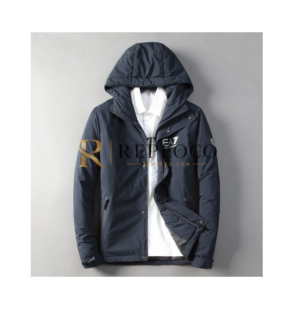 ✨Armani 2019 Mens Logo Down Padding - 알마니 2019 남성 로고 다운패딩 Arm0304x.Size(m - 3xl).네이비