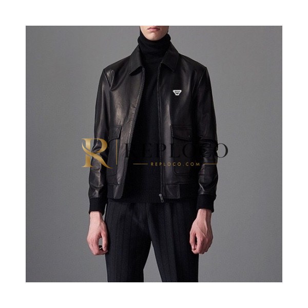 ✨[알마니]Armani 2020 Mens Classic Leather Jackets - 알마니 2020 남성 클래식 캐쥬얼 가죽 자켓 Arm0781x.Size(m - 3xl).블랙