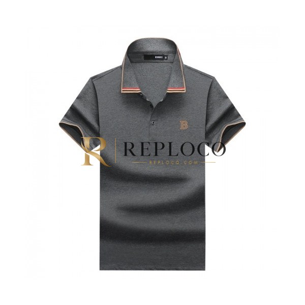 ✨[버버리]Burberry 2020 Mens Logo Cotton Polo Short Sleeved Tshirts - 버버리 2020 남성 로고 코튼 폴로 반팔티 Bur02355x.Size(m - 3xl).그레이