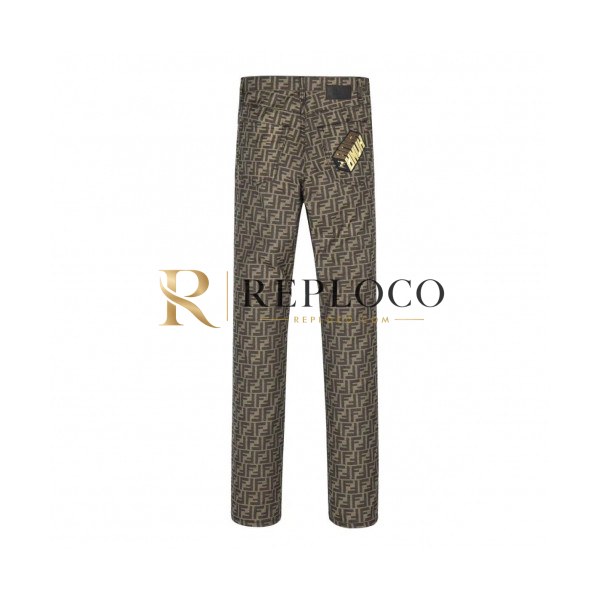 ✨Fendi 2019 Mens Classic Slim Fit Pants - 펜디 2019 남성 클래식 슬림핏 팬츠 Fen0366x.Size(30 - 36).브라운