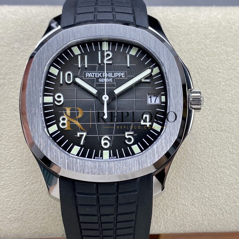 3K 공장 파텍 필립 아쿠아노트 5167 블랙 다이얼 316L 스틸 베젤 고무 스트랩 330SC 무브먼트 40mm