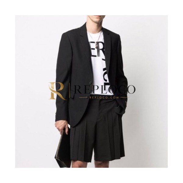 ✨Versace Mens Business Wool Suit Jackets Black - 베르사체 2021 남성 비지니스 울 슈트 자켓 Ver0864x Size(m - 3xl) 블랙