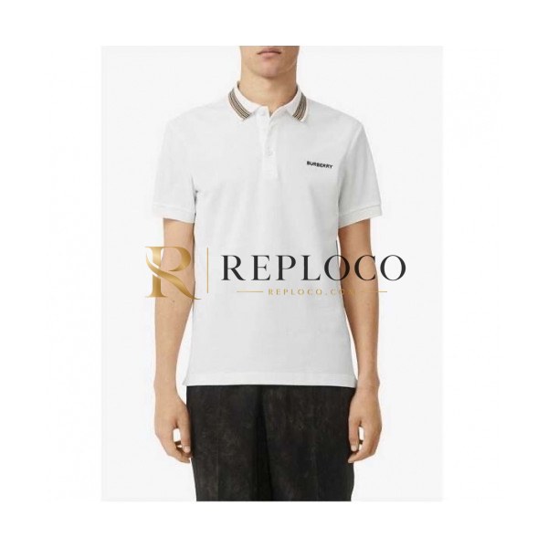 ✨[버버리]Burberry 2020 Mens Logo Cotton Polo Short Sleeved Tshirts - 버버리 2020 남성 로고 코튼 폴로 반팔티 Bur02251x.Size(m - 3xl).화이트
