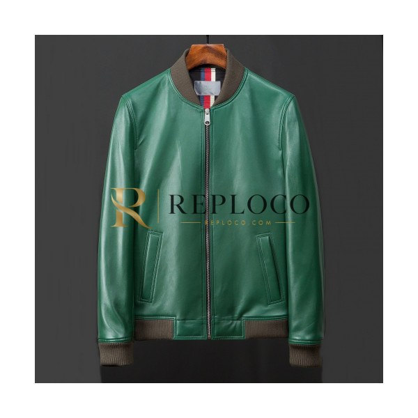 ✨Dior 2019 Mens Business Leather Jacket - 디올 2019 남성 비지니스 레더자켓 Dio0371x.Size(m - 3xl).그린