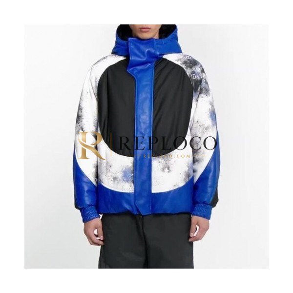 ✨[루이비통]Louis vuitton 2020 Mens Monogram Spray Leather Jackets - 루이비통 2020 남성 모노그램 가죽 자켓 Lou01567x.Size(s - xl).블루