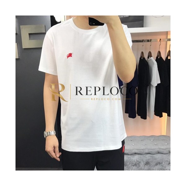 ✨Burberry 2019 Mens Logo Polo Cotton Short Sleeved Tshirt - 버버리 남성 로고 폴로 코튼 반팔티 BurTS0048.Size(M- 3xl).화이트