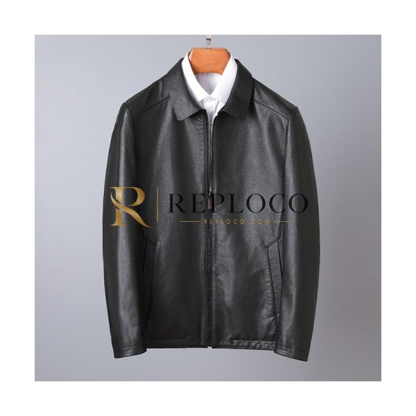 ✨[버버리]Burberry 2020 Mens Casual Leather Jackets - 버버리 2020 남성 캐쥬얼 가죽 자켓 Bur03089x.Size(m - 3xl).블랙