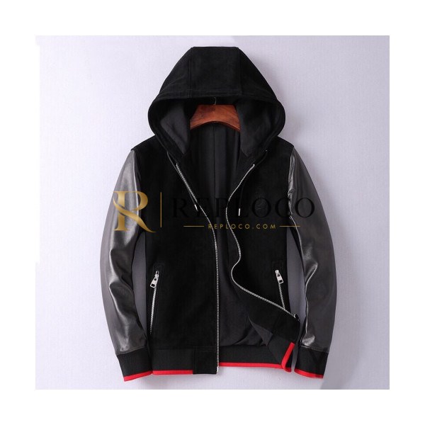 ✨Burberry 2019 Mens Casual Down Leather Jacket - 버버리 2019 남성 캐쥬얼 다운 가죽 자켓 Bur01438x.Size(l - 4xl).블랙