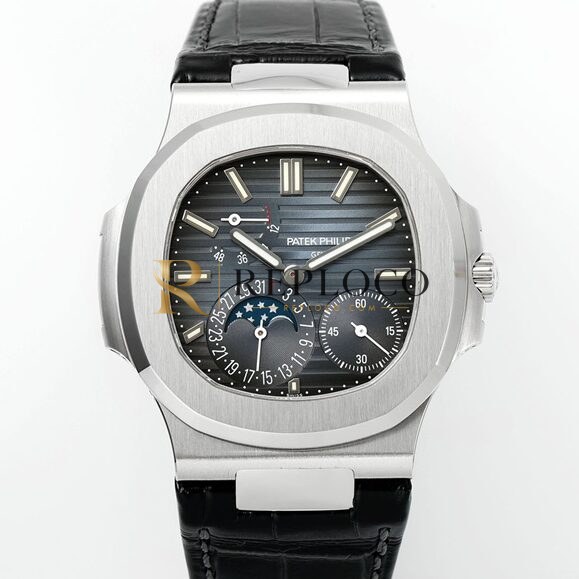 PPF 공장 파텍 필립 나utilus 5712 블루 다이얼 316L 스틸 케이스 가죽 스트랩 Cal.240 PS IRM C LU 무브먼트 40mm