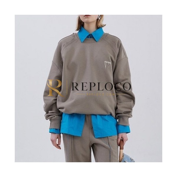 ✨ADER Womens Minimal Cotton Tshirts Camel - ADER 2021 여성 미니멀 코튼 긴팔티 Ade0025x Size(s - l) 카멜
