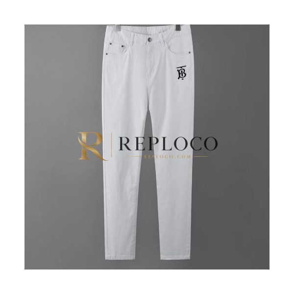 ✨[버버리]Burberry 2020 Mens Business Classic Cotton Pants - 버버리 2020 남성 비지니스 클래식 코튼 팬츠 Bur02302x.Size(30 - 40).화이트