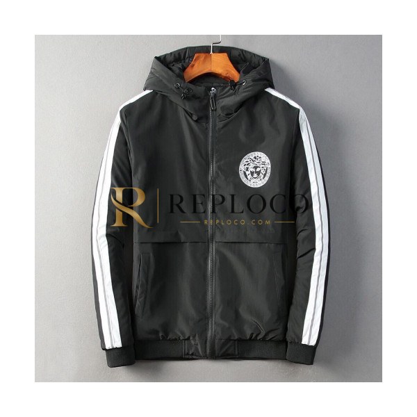 ✨Versace 2019 Logo Mens Down Padding - 베르사체 2019 남성 로고 다운패딩 Ver0269x.Size(m- 3xl).블랙
