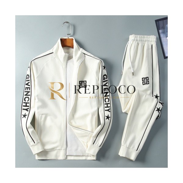 ✨Givenchy 2020 Mens Casual Logo Silket Training Clothes&Pants -지방시 2020 남성 캐쥬얼 로고 실켓 트레이닝복&팬츠.Giv0285x.Size(m - 3xl).화이트