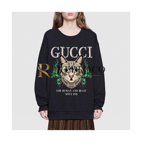 ✨[구찌]Gucci 2020 Mens Logo Crew-neck Cotton Tshirts - 구찌 2020 여성 로고 코튼 크루넥 코튼 긴팔티 Guc03199x.Size(s - l).블랙