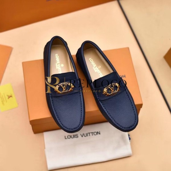 ✨Louis Vuitton 2022 Mens Leather Loafer - 루이비통 2022 남성용 레더 로퍼 LOUS0926,Size(240 - 270).블루