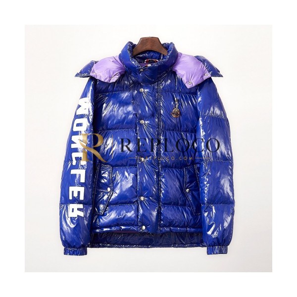 ✨Moncler 2019 Mens Patch Logo Modern Down Padding - 몽클레어 2019 남성 패치 로고 모던 다운패딩 Moc0768x.Size(m - 3xl).블루