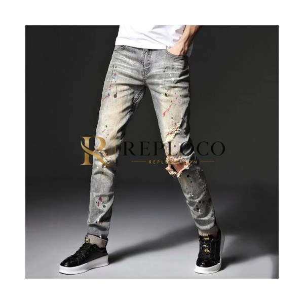 ✨Balmain 2019 Mens Denim Pants - 발망 남성 신상 데님 팬츠 Bam0080x.Size(28 - 42).그레이
