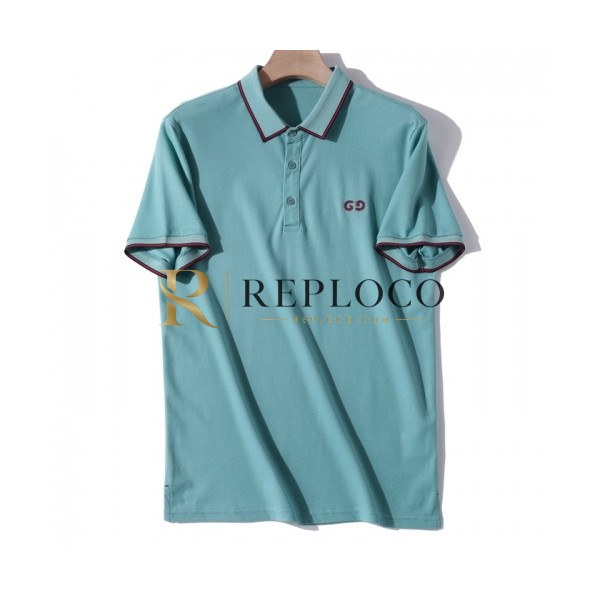 ✨[매장판]Gucci 2020 Mens Logo Cotton Short Sleeved Polo Tshirts - 구찌 2020 남성 로고 코튼 폴로 반팔티 Guc02733x.Size(m - 3xl).블루
