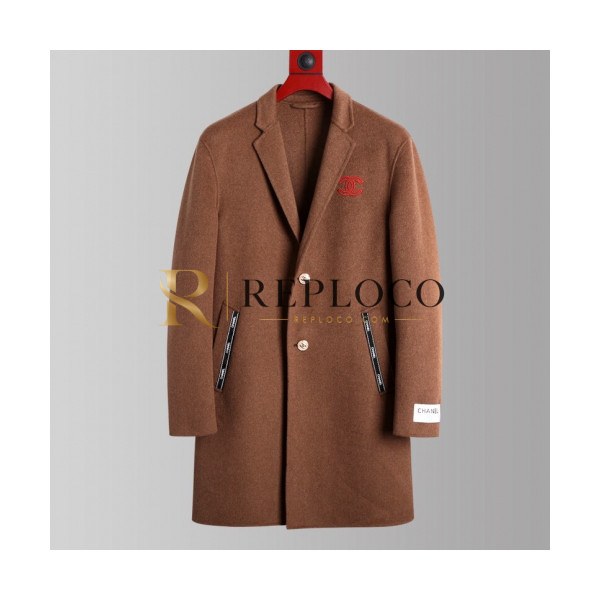 ✨Chanel 2019 Mens CC Logo Cashmere Suit Jacket - 샤넬 2019 남성 CC로고 캐시미어 슈트자켓 Cha0459x.Size(s - 3xl).브라운