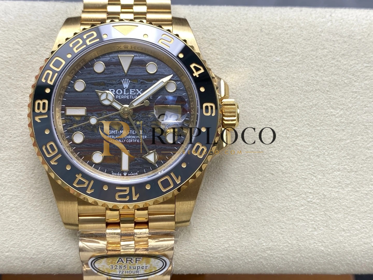 롤렉스 GMT-마스터 II 126718GRNR YG  공장 1:1 베스트 에디션 오이스터 브레이슬릿 SH3285 CHS