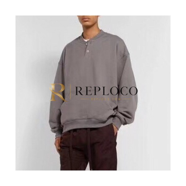 ✨[피어오브갓]Fear of god 2020 Mens Oversize Minimal Cotton Tshirts - 피어오브갓 2020 남성 오버사이즈 미니멀 코튼 긴팔티 Fea0091x.Size(s - xl).그레이